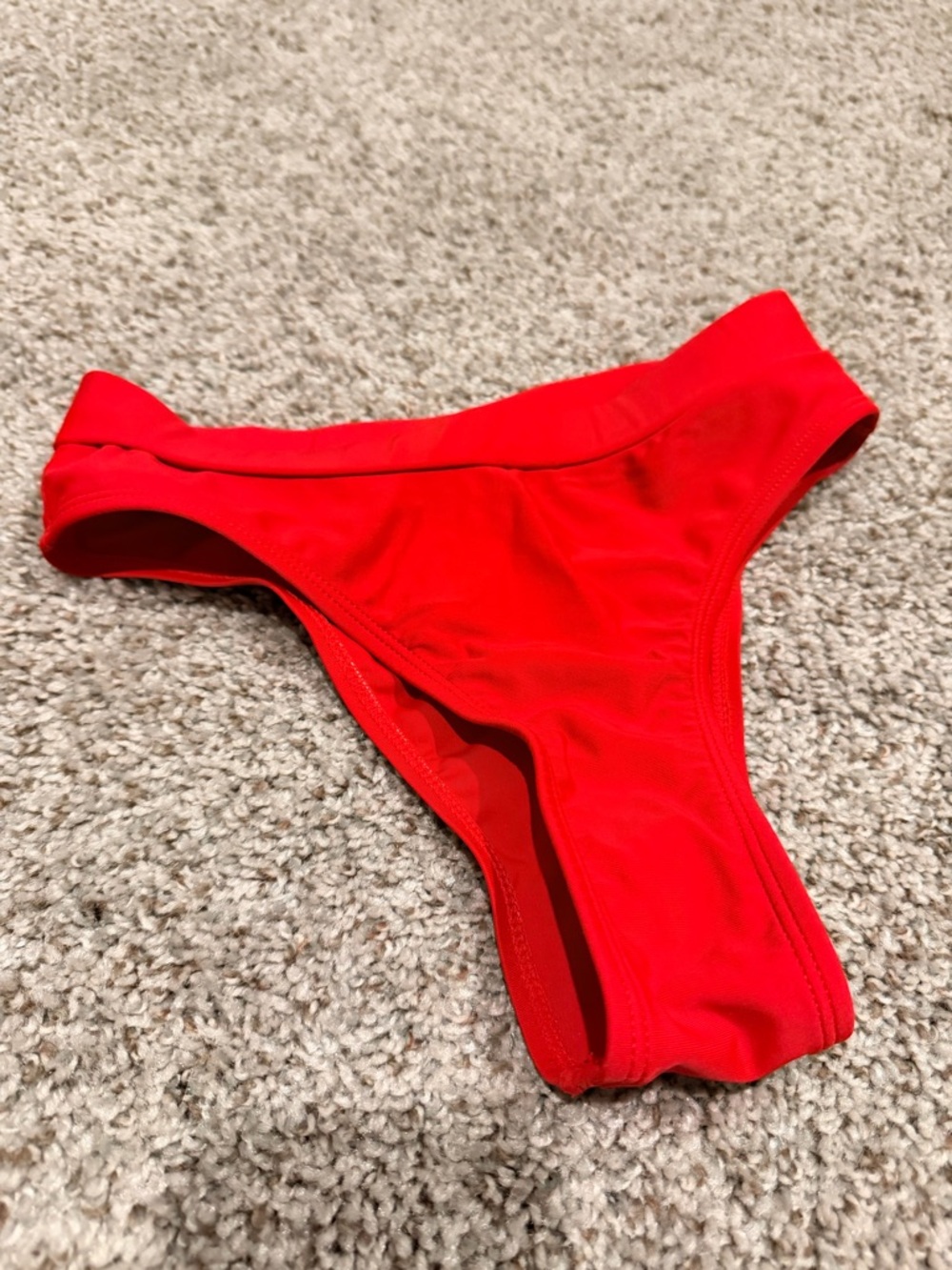 Red Bikini Bottom - Classic Cut